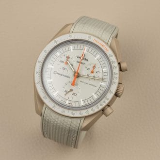 Beige Monaco Rubber Strap