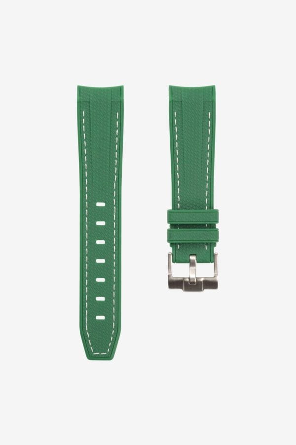 Rubber strap for Omega X Moonswatch - Monaco - Green