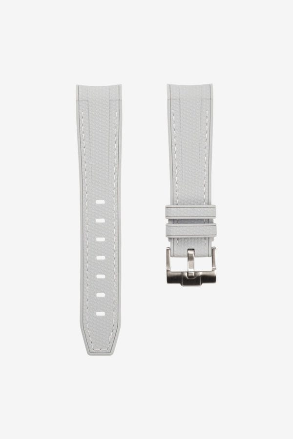 Rubber strap for Omega X Moonswatch - Monaco - Light Grey