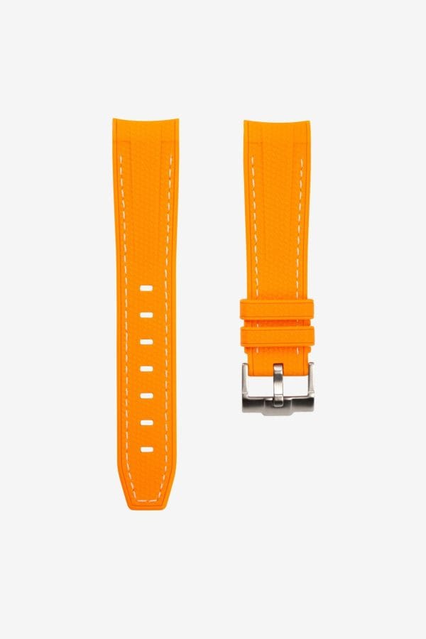 Rubber strap for Omega X Moonswatch - Monaco - Orange