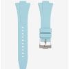 Light Blue rubber strap for Tissot PRX